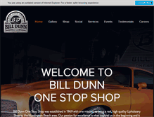 Tablet Screenshot of bill-dunn.com
